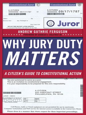 cover image of Why Jury Duty Matters